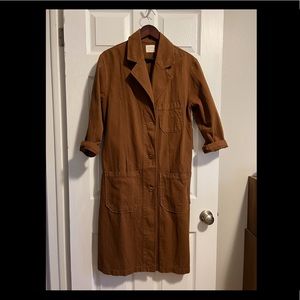 First Rite shop coat in ginger.  Size medium